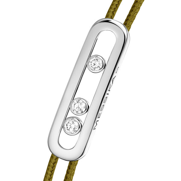 Bracelet Care(s) en or blanc avec diamants